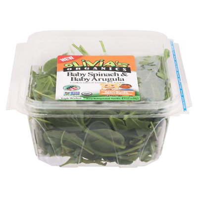 Olivia's Organic Spinach & Arugula - 4.5 OZ - Image 2