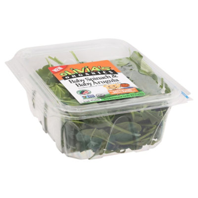 Olivia's Organic Spinach & Arugula - 4.5 OZ - Image 1