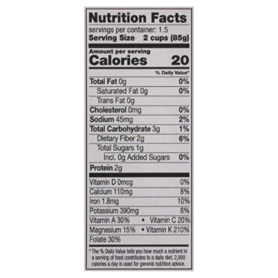 Olivia's Organic Spinach & Arugula - 4.5 OZ - Image 3