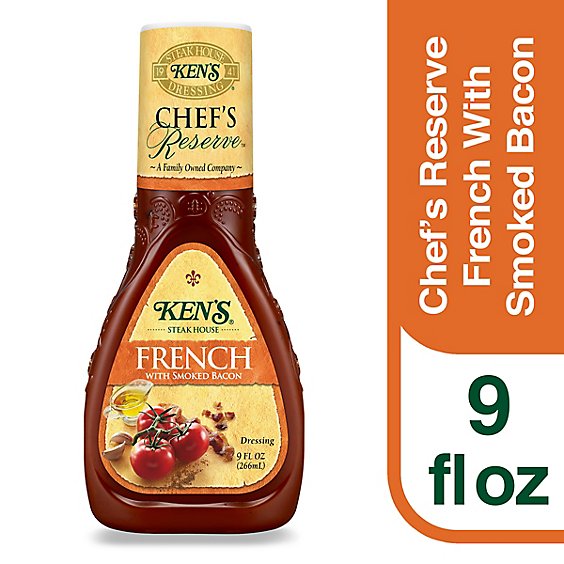 Kens Chefs Reserve French Salad Dressing 9 Oz - 8 FZ