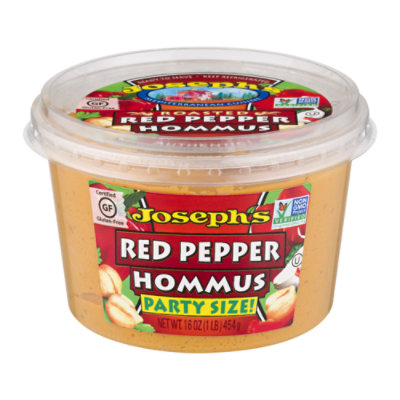 Joseph's Roasted Red Pepper Hummus 16oz - 16 OZ - Image 1