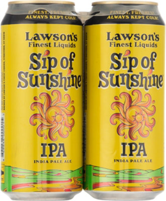 Lawson Beer Ipa Sunshine Sip Of - 4-16 FZ - Image 4
