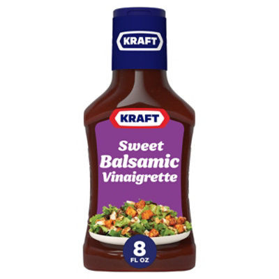 Kraft Sweet Balsamic Vinaigrette Salad Dressing Bottle - 8 Fl. Oz. - Image 1