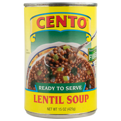 Cento Lentil Ready To Serve Soup - 15 OZ - Image 1