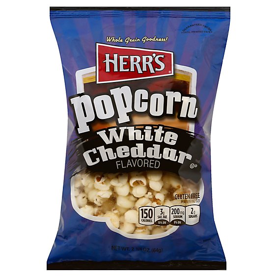 Herrs Wht Cheddar Popcorn - 2.5 OZ
