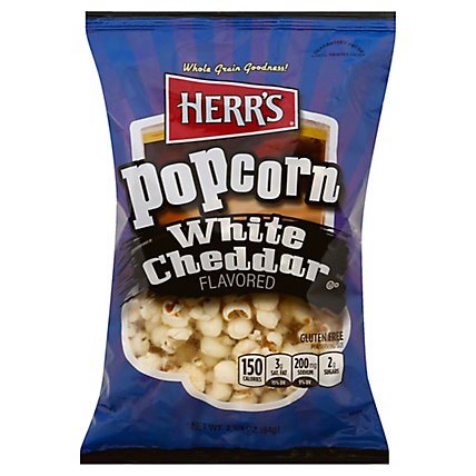 Herrs Wht Cheddar Popcorn - 2.5 OZ - Image 1