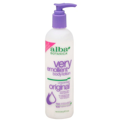 Alba Emollient Lotion No Scent 12 OZ Vons