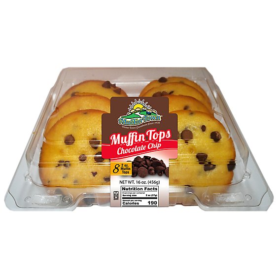 Chocolate Chip Muffin Tops 8 Pack - 12 LB