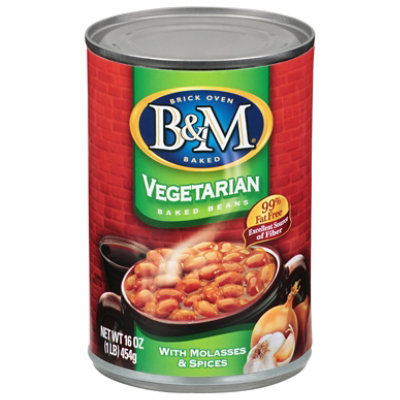 B&m Fat Free Vegetarian Baked Beans Canned 16oz - 16 OZ - Image 3