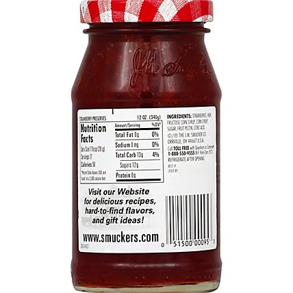 Smuckers Strawberry Preserves - 12 OZ - Image 3
