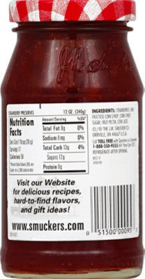 Smuckers Strawberry Preserves - 12 OZ - Image 3