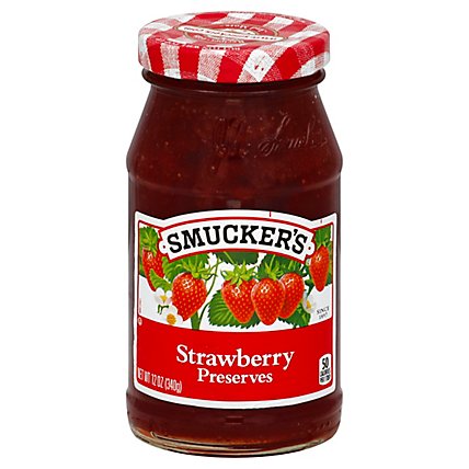 Smuckers Strawberry Preserves - 12 OZ - Image 1