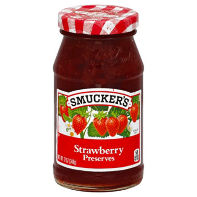 Smuckers Strawberry Preserves - 12 OZ - Image 1