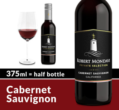 Robert Mondavi Private Selection Cabernet Sauvignon Red Wine - 375 Ml - Image 1