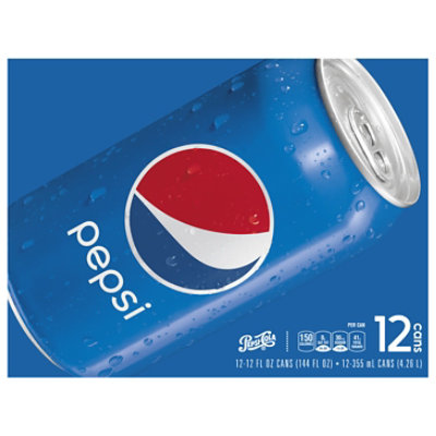 Pepsi Cola Soda Cans 12ct - 12-12 FZ - Image 3