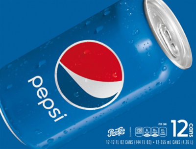 Pepsi Cola Soda Cans 12ct - 12-12 FZ - Image 2