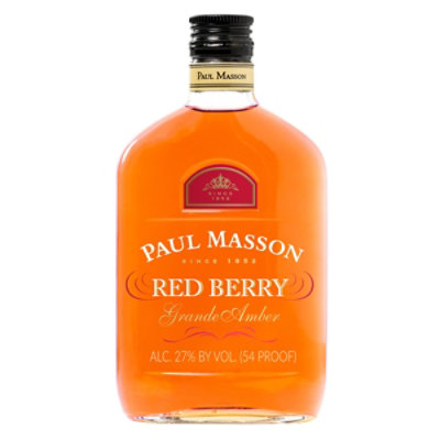 Paul Masson Red Berry Brandy 54 Proof 375 Ml Safeway