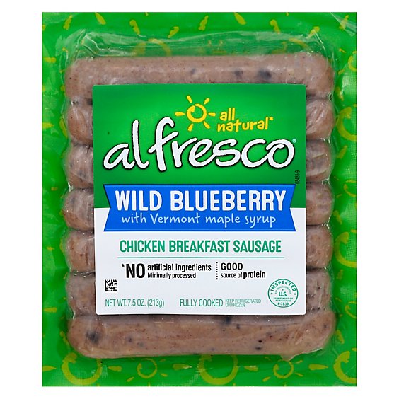 al fresco Chicken Sausage Blueberry Breakfast - 7.5 Oz