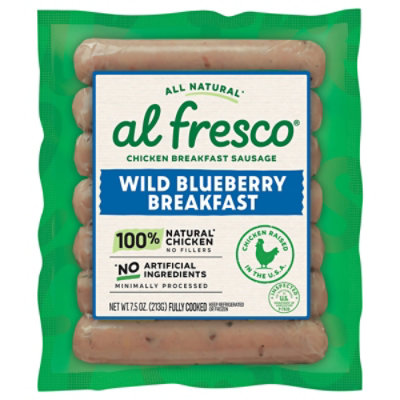 al fresco Chicken Sausage Blueberry Breakfast - 7.5 Oz - Image 1