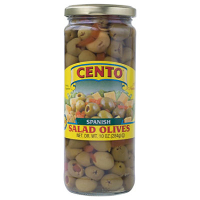 Cento Regular Spanish Capri Olives - 10 OZ - Image 1