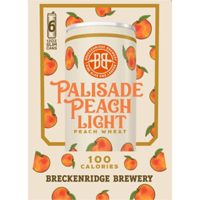 Breckenridge Brewery Palisade Peach Light Beer In Cans - 6-12 Oz - Image 1