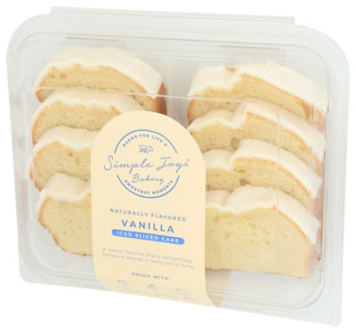 Fresh Baked Iced Sliced Vanilla Loaf Cake - 14.1 Oz. - Image 4