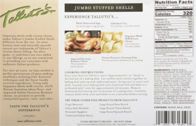 Talluto's Jumbo Cheese Shells - 15 OZ - Image 6