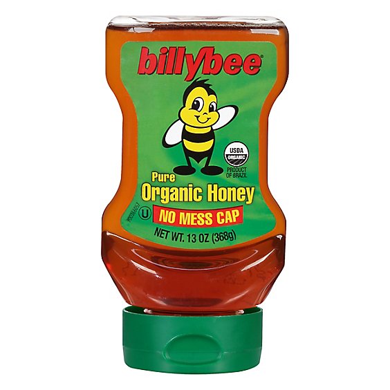Billy Bee Regular Organic Honey - 13 OZ
