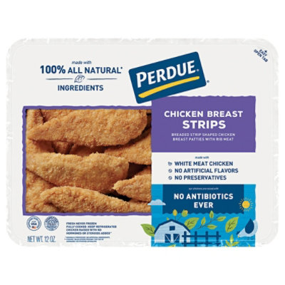 PERDUE Refrigerated Breaded No Antibiotics Ever Chicken Breast Strips ...