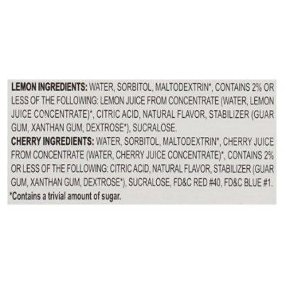 Luigis No Sugar Variety Lemon Cherry Italian Ice - 24 FZ - Image 4