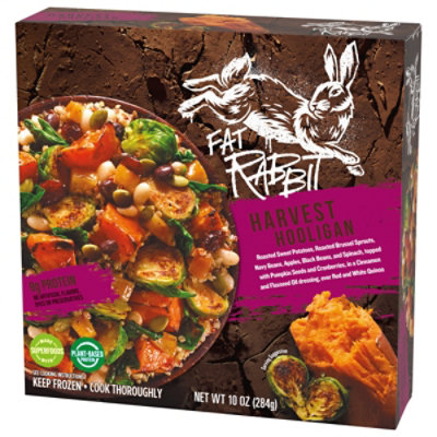 Fat Rabbit Harvest Hooligan With Roasted Vegetables Frozen Meal Box ...