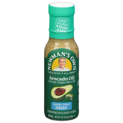 Newmans Own Avocado Greek Salad Dressing - 8 OZ - Pavilions