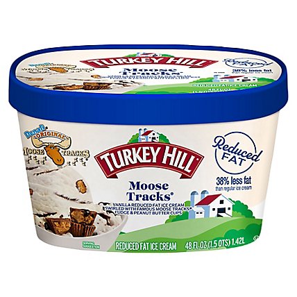 Turkey Hill Ice Cream Moose Tracks Light Recipe - 1.5 QT - Image 1