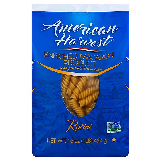 American Harvest Pasta Rotini - 16 Oz