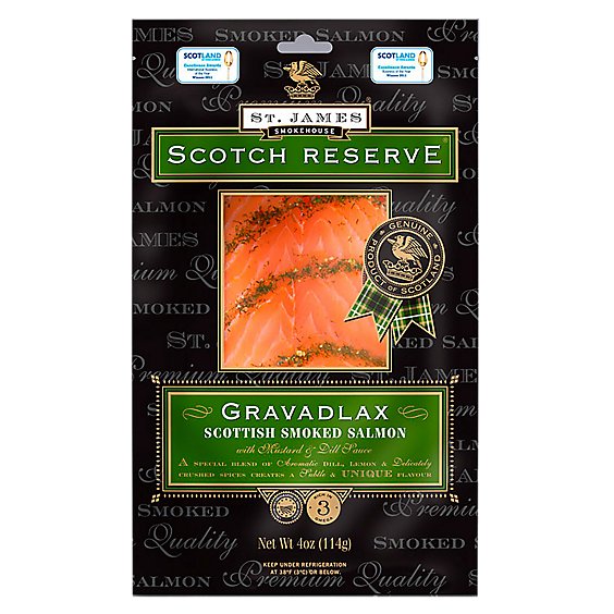 Scotch Reserve Salmon Smk Scott Gravdlax - 4 OZ