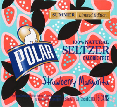 Polar Strawberry Margarita Sltzr Sleek - 6-12 FZ - Image 6