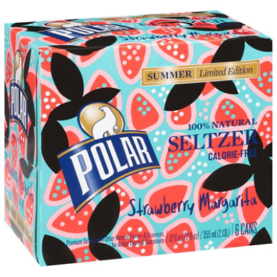 Polar Strawberry Margarita Sltzr Sleek - 6-12 FZ - Image 2