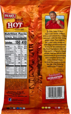 Herrs Red Hot Potato Chips - 2.75 OZ - Image 3