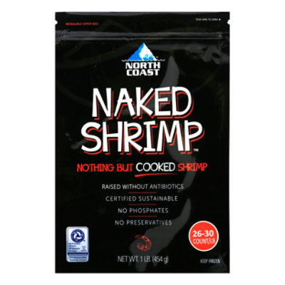 Shrimp 26/30 Cooked Farm Naked - 16 OZ - Image 1