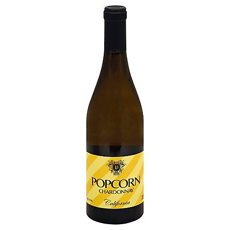Popcorn Chardonnay Wine - 750 ML