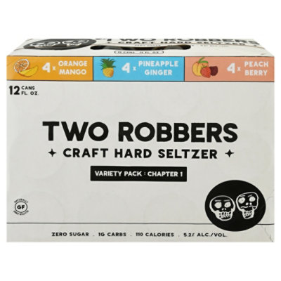 Two Robbers Seltzer Variety Pack In Cans - 12-12 FZ - Image 3