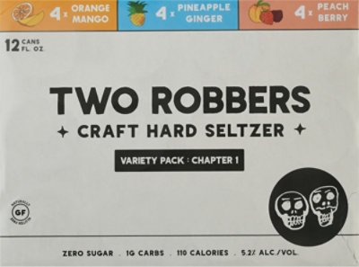 Two Robbers Seltzer Variety Pack In Cans - 12-12 FZ - Image 2