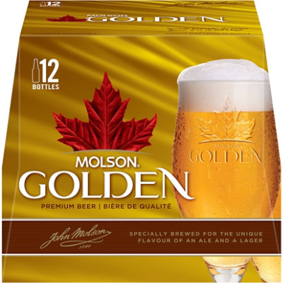 Molson Golden North American Style Lager Beer 5% ABV Bottles - 12-12 Fl. Oz. - Image 3