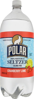 Polar Seltzer Cranberry Lime - 2 LT - Image 2