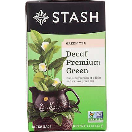 Stash Tea Decaf Green Premium - 18 CT - Image 2