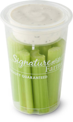 Celery With Ranch Dip Cup - 8 OZ - Image 1