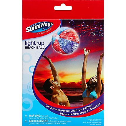 Swimways Light Up Beach Ball - EA - Image 2