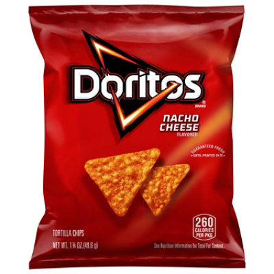 DORITOS Tortilla Chips Nacho Cheese Flavored - 1.75 OZ - Image 1