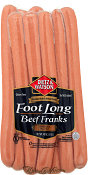 Dietz And Watson Footlong Beef Franks - 3 LB - Image 1