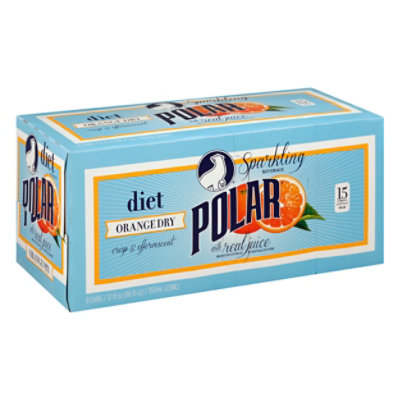 Polar Diet Orange Dry 8pk - 8-12 FZ - Image 1